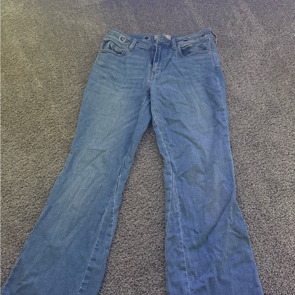 We The Free Flare Blue Jeans